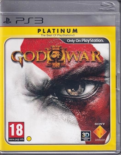 God of War III - Platinum - PS3  (B Grade) (Genbrug)